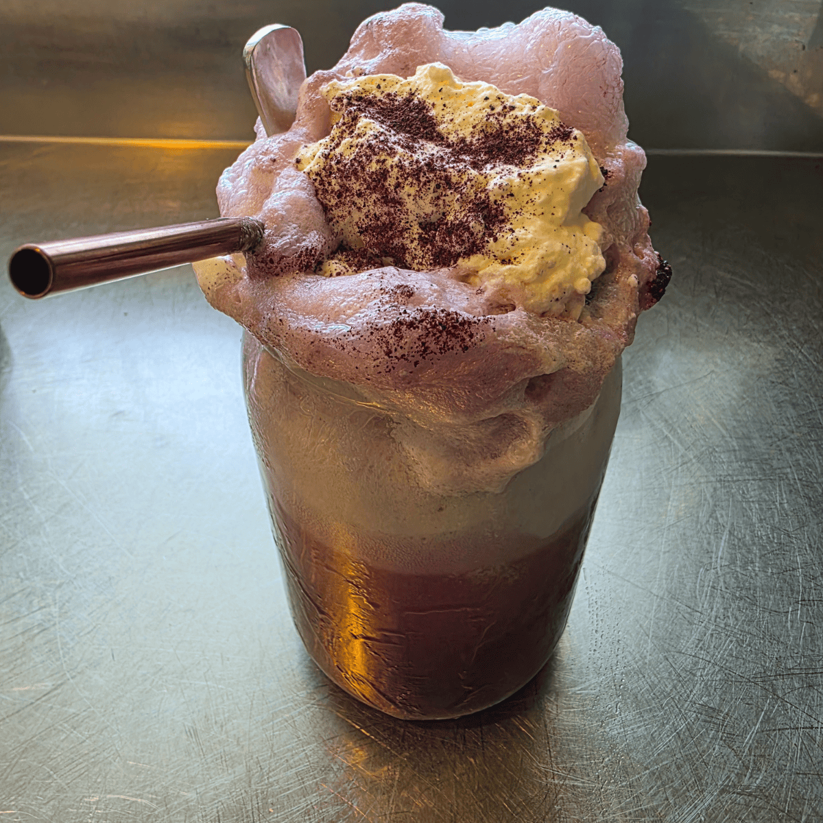 Blueberry Float | Creamy, Fizzy Summer Treat