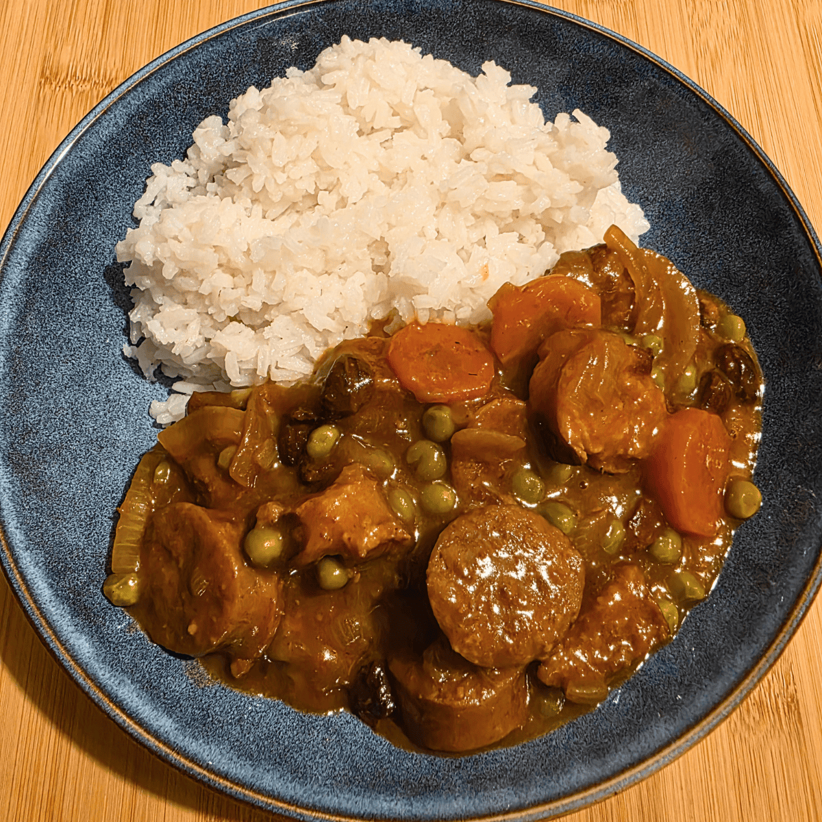 Slow Cooker Curried Sausages