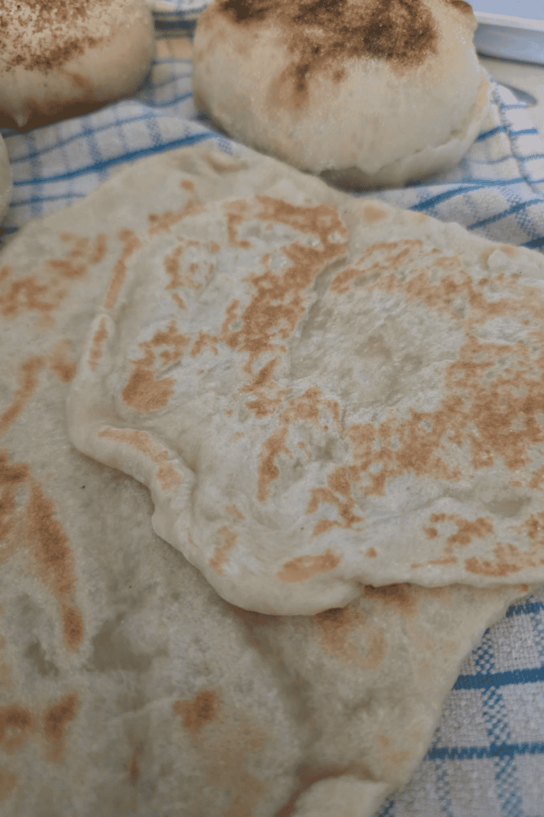 Easy flatbread recipe made from scratch