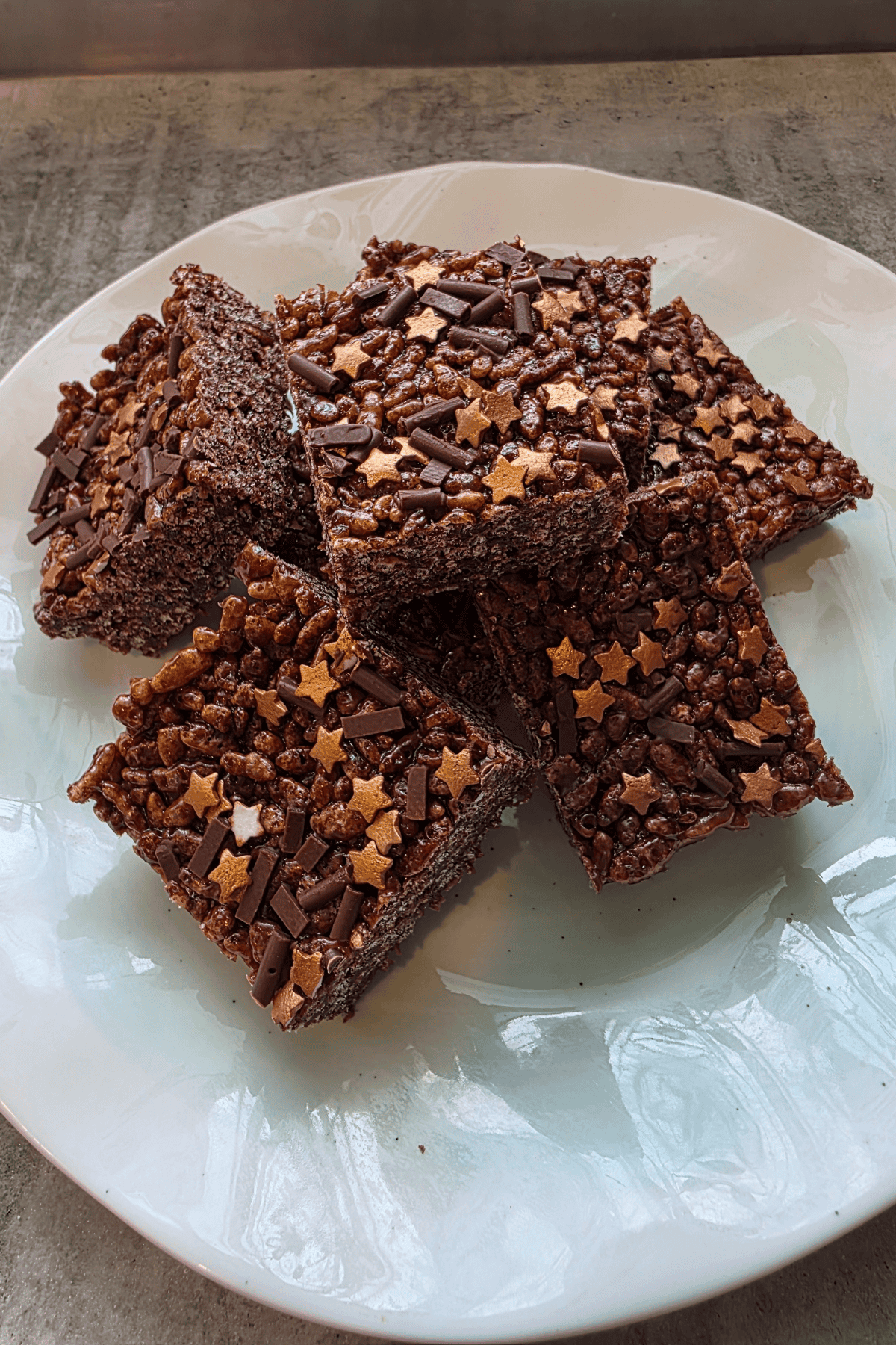Chocolate Rice Crispy Slice