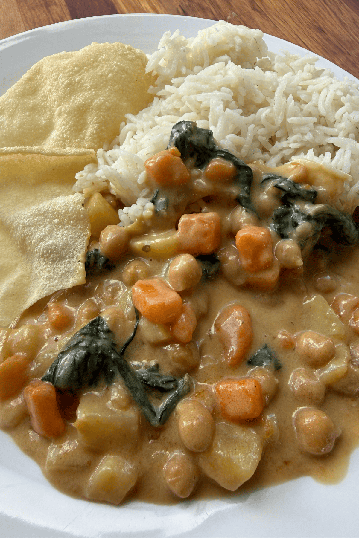 Thai Red Chickpea Veggie Curry