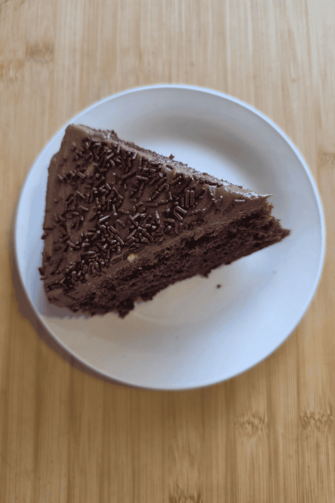 Chocolate cake with cream cheese buttercream